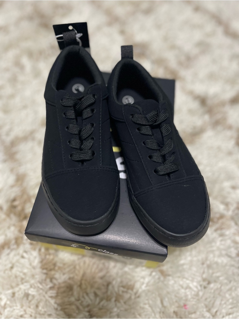 Art Class Garrett Sneakers Black Kids Size 13 NIB